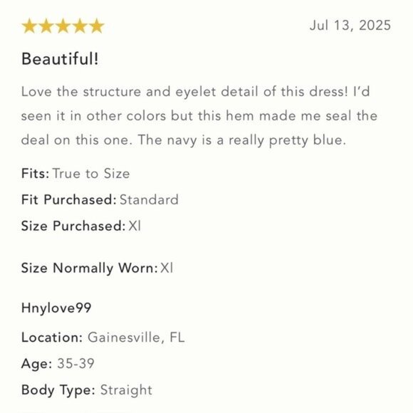 NWT Size 2X - The Tobie Eyelet Pleated Mini Shirt Dress by Exquise (NWT US 228) - Picture 6 of 16